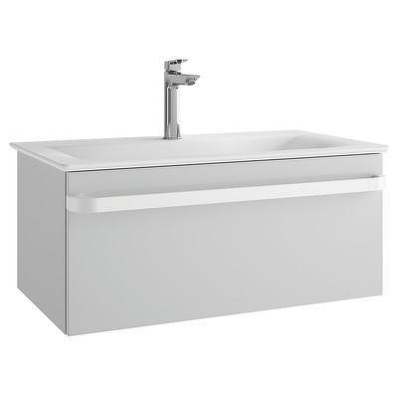 Тумба под раковину Ideal Standard Tonic II 80 R4303FA подвесная цвет Glossy light grey (Светло-серый глянцевый)