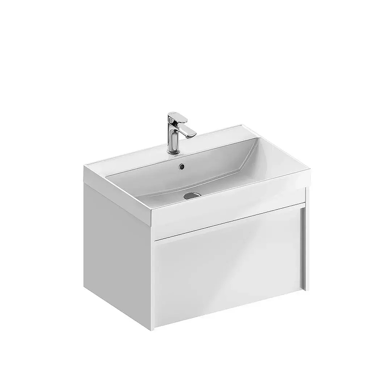 Тумба под раковину Kerama Marazzi Modula 70 MOD.70.1+1\WHT подвесная цвет Белый глянцевый