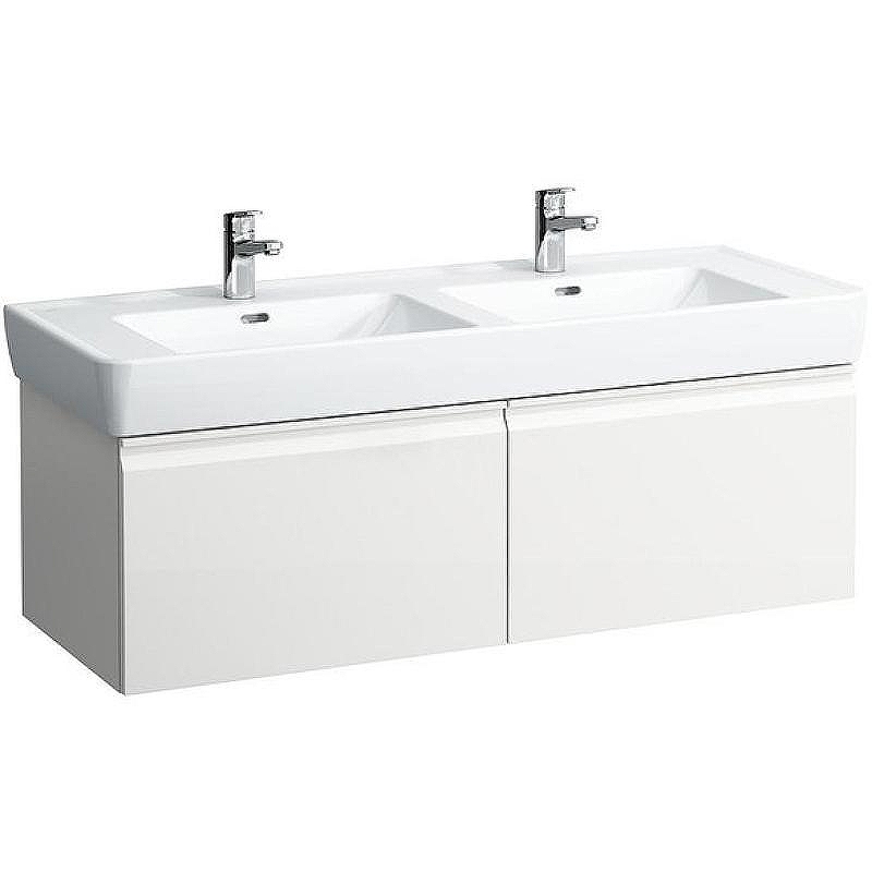 Тумба под раковину Laufen Pro 120 4.8308.2.095.485.R подвесная Белая глянцевая