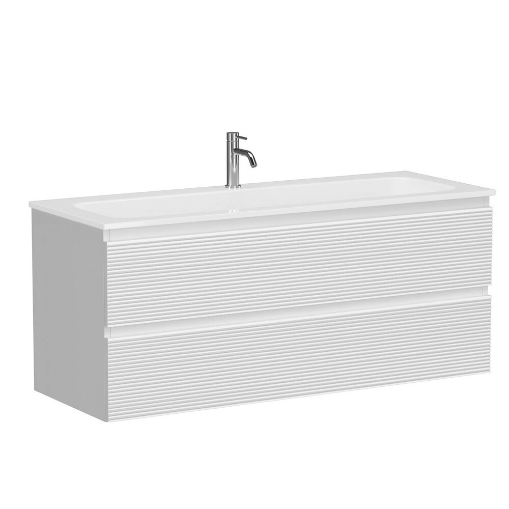 Тумба под раковину Sancos Folk 120 см подвесная bianco (FL120W)