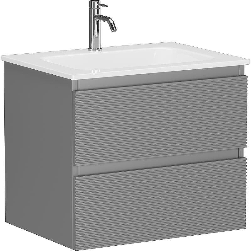 Тумба под раковину Sancos Folk 60 FL60ES подвесная Ergraut soft