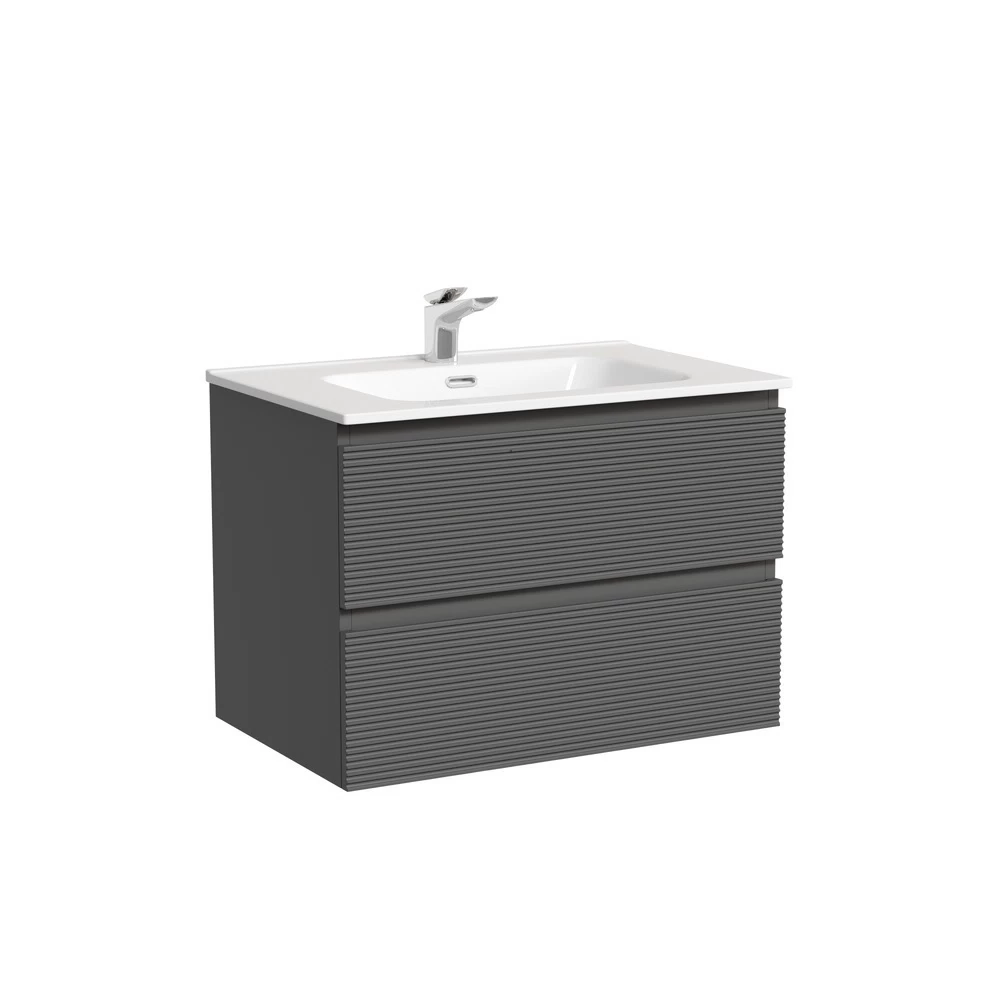 Тумба под раковину Sancos Folk 70 см подвесная grey soft (FL70GS)