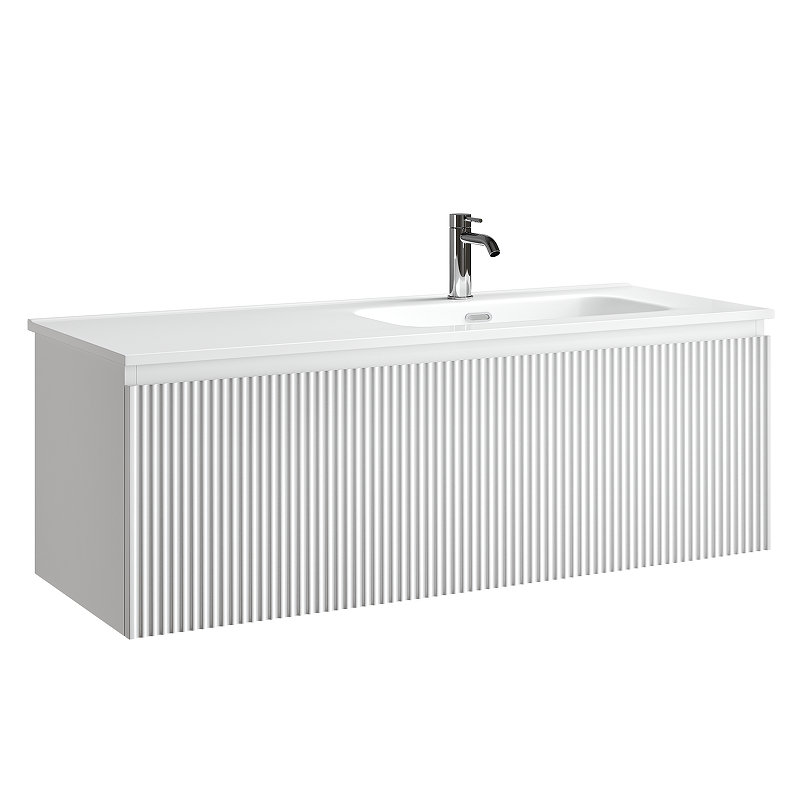 Тумба под раковину Sancos Snob R 1.0 120 R SNR1.0120RW подвесная цвет Bianco