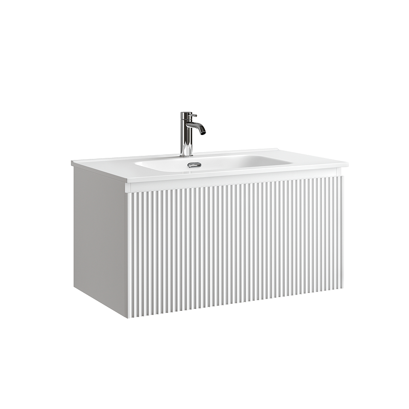 Тумба под раковину Sancos Snob R 1.0 80 SNR1.080W подвесная цвет Bianco