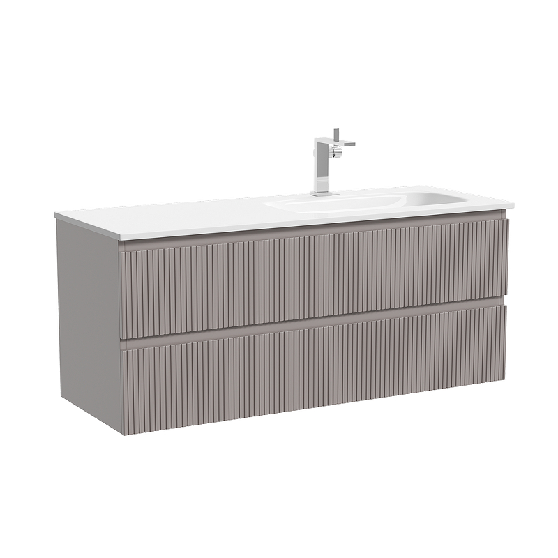 Тумба под раковину Sancos Snob R 120 R SNR120RSM подвесная цвет Doha Soft