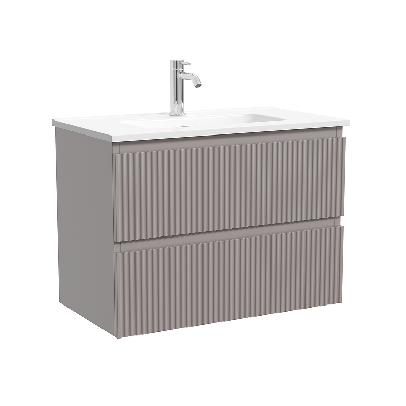 Тумба под раковину Sancos Snob R 70 SNR70/39SM подвесная цвет Doha Soft