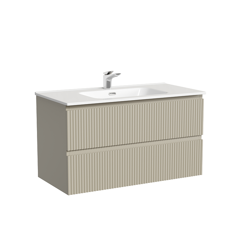 Тумба под раковину Sancos Snob R 90 SNR90CE подвесная Beige Soft
