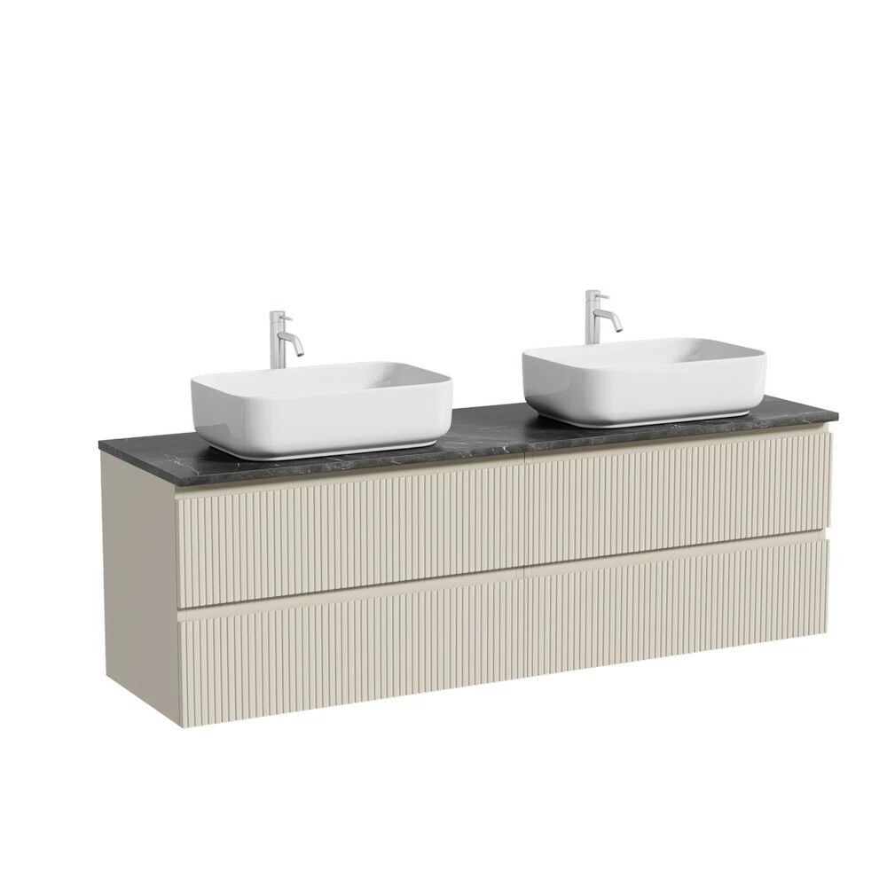Тумба под раковину Sancos Snob T 80 см подвесная beige soft (SNT80CE)