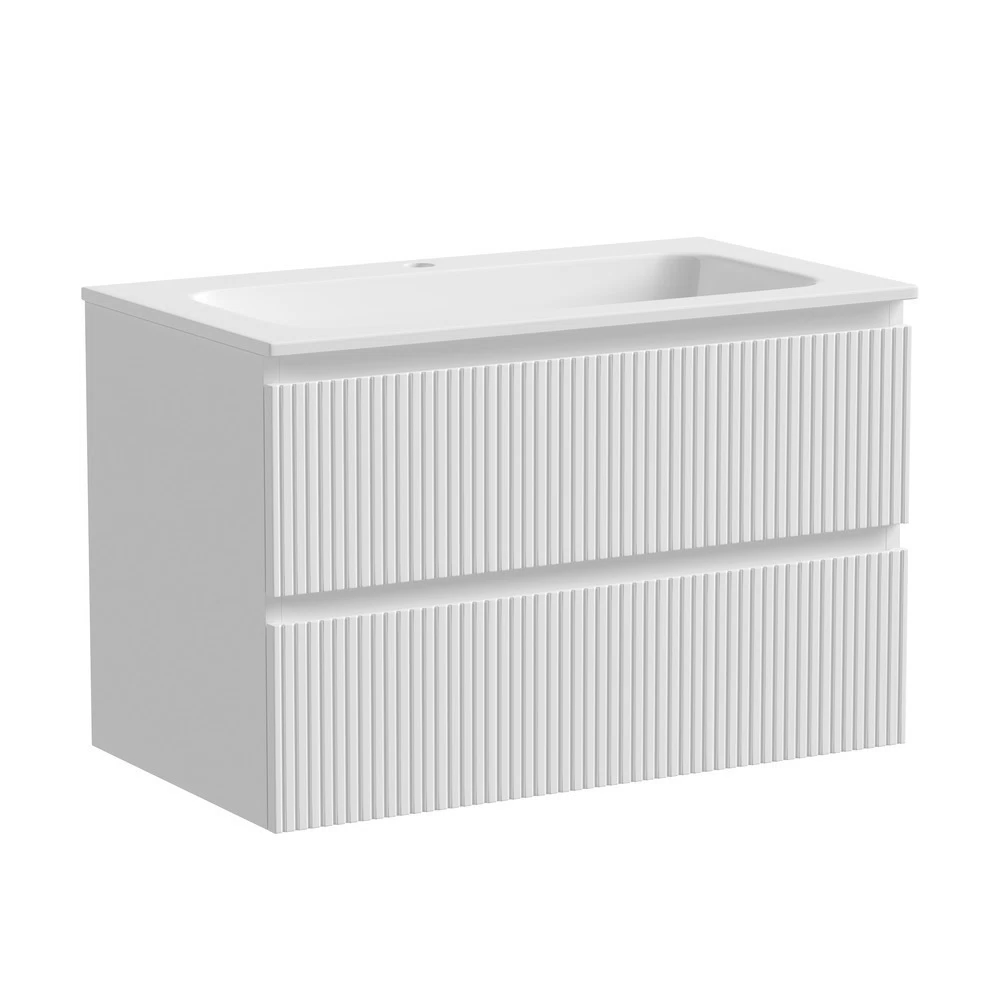 Тумба под раковину Sancos Snob T 80 см подвесная bianco (SNT80W)