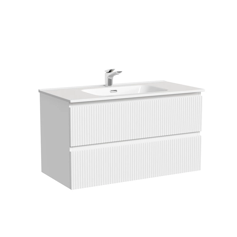 Тумба под раковину Sancos Snob T 90 см подвесная bianco (SNT90W)