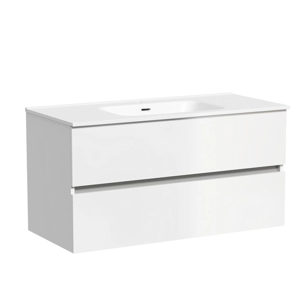 Тумба под раковину Sancos Urban 100 см подвесная белая (UR100W)