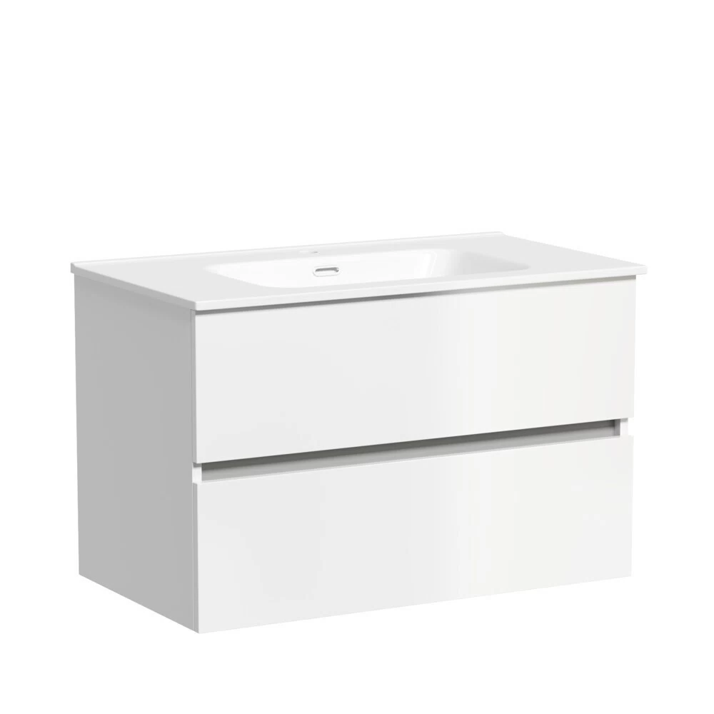 Тумба под раковину Sancos Urban 80 см подвесная белая (UR80W)