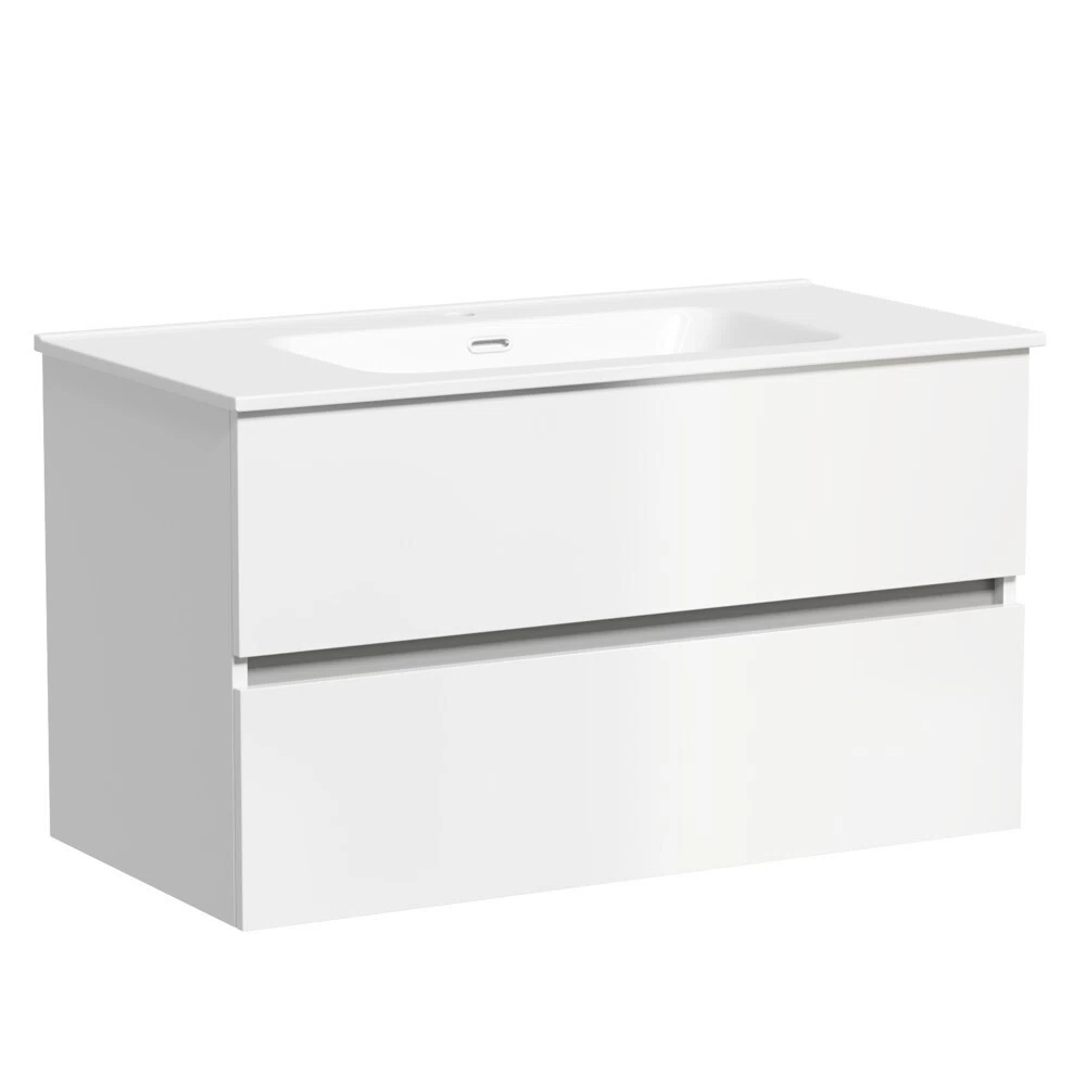 Тумба под раковину Sancos Urban 90 см подвесная белая (UR90W)