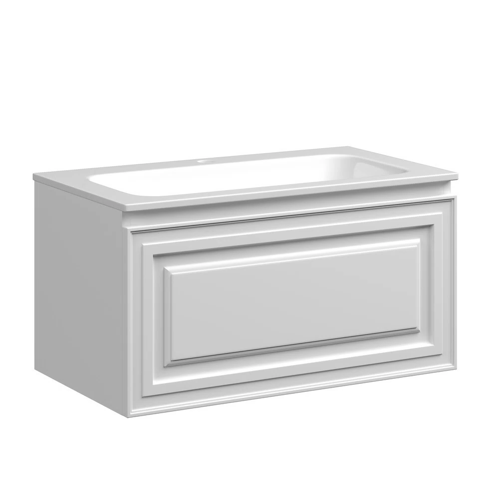 Тумба под раковину Sancos Very 80 см подвесная bianco (VR80W)