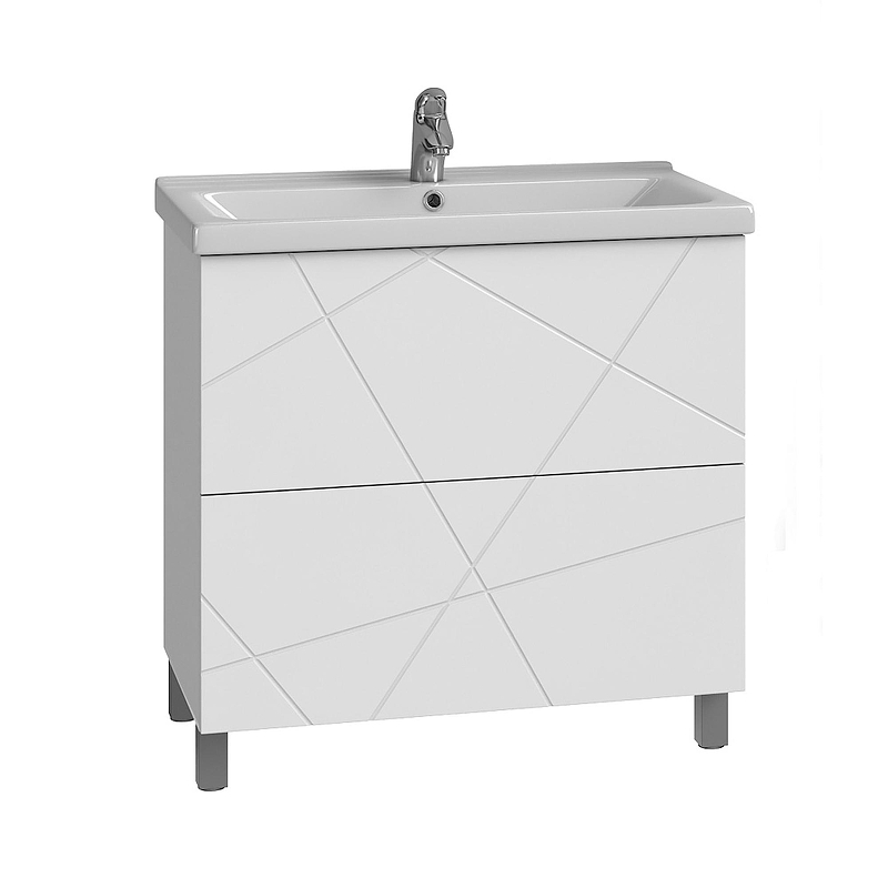 Тумба под раковину Vigo Geometry 80 025 цвет Белый