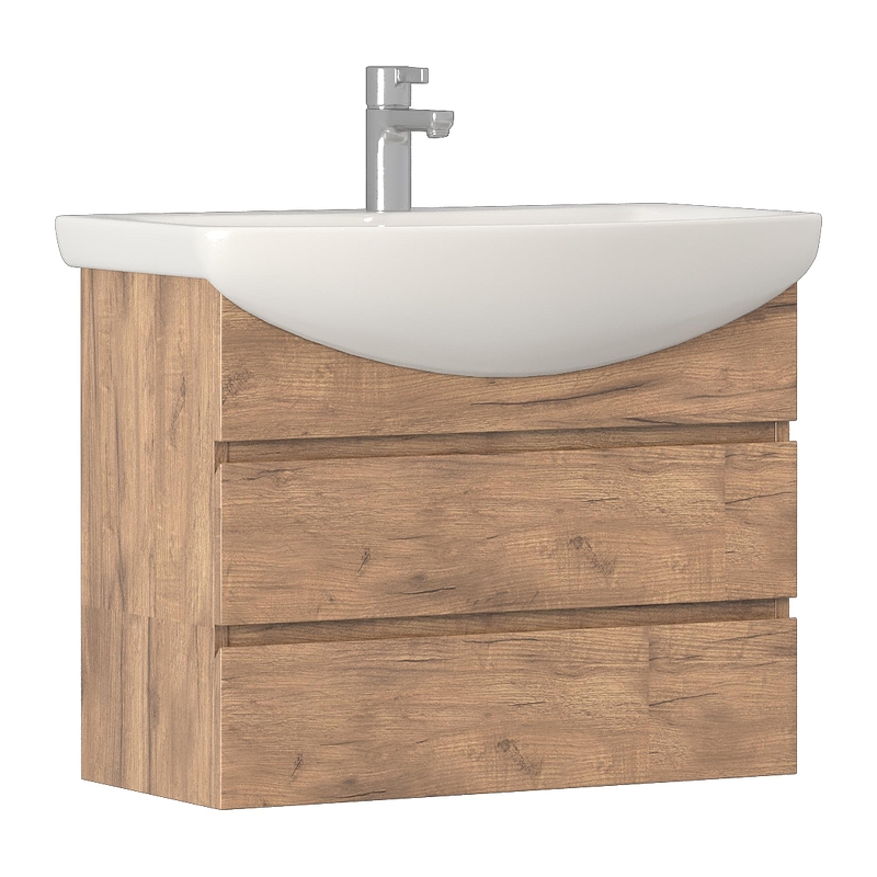Тумба под раковину Vigo Wing 70 tp.WIN.BAL.70.2Y подвесная цвет Дуб золотой
