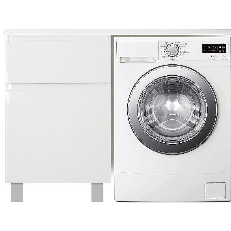 Тумба с раковиной Эстет Dallas Luxe 140 L ФР-00002519 Белая