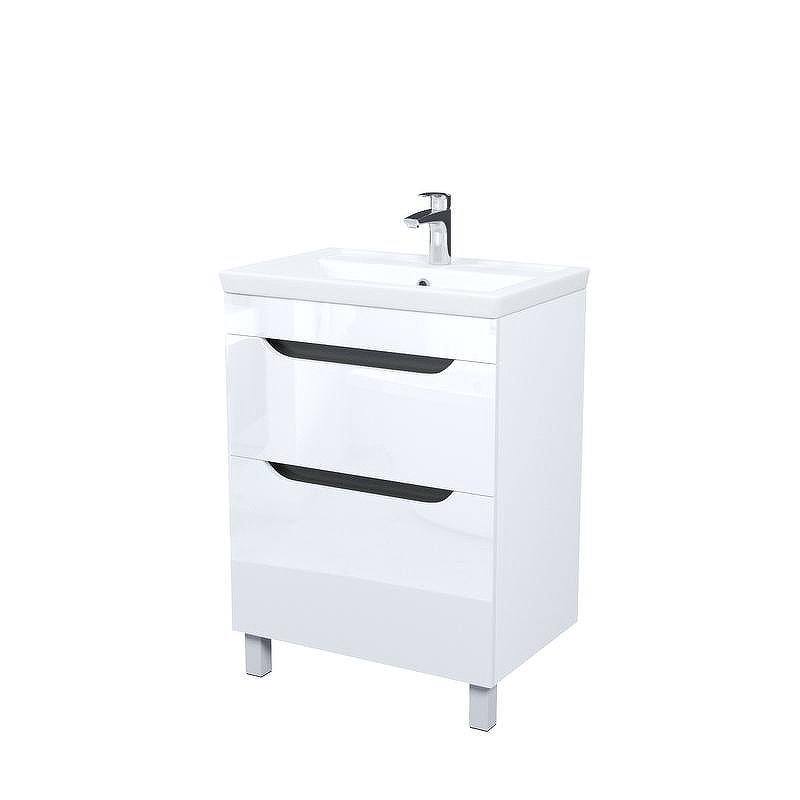 Тумба с раковиной Iddis Ray 60 RAY60WFi95K напольная цвет Белый