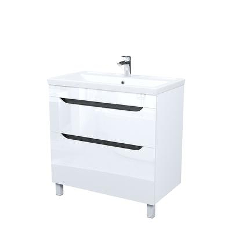 Тумба с раковиной Iddis Ray 80 RAY80WFi95K напольная цвет Белый
