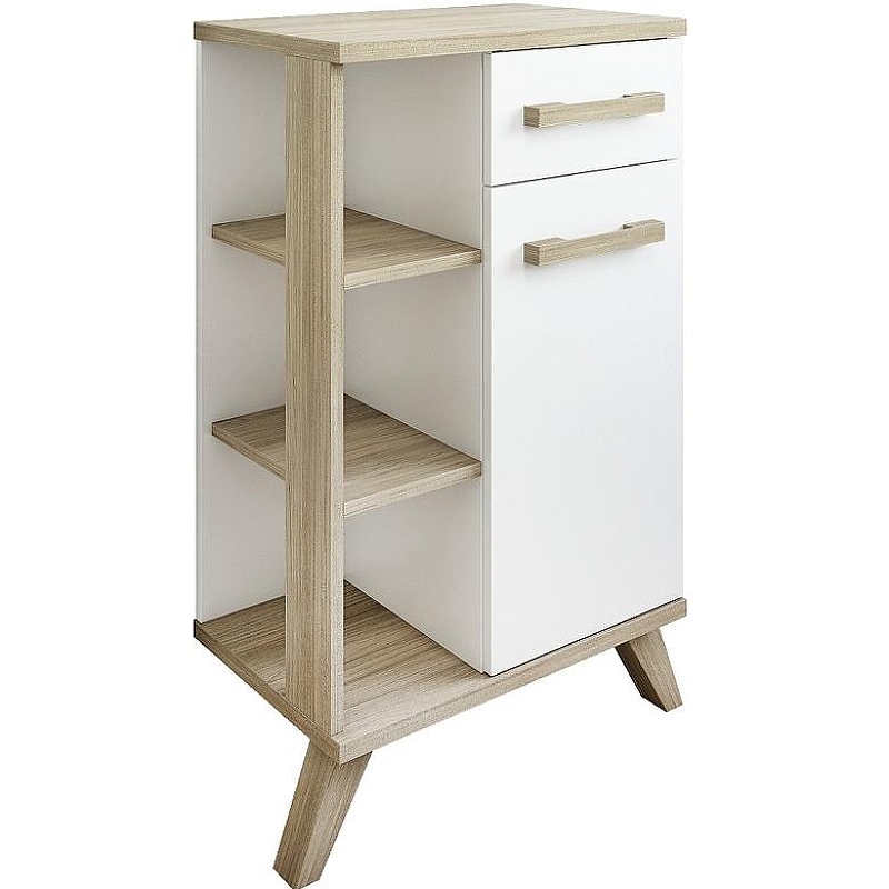 Тумба Sanflor Ингрид 50 С03690 Белая Швейцарский вяз