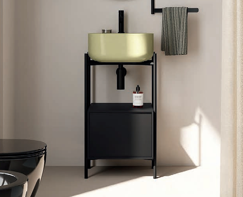 Тумба Scarabeo Laila 39,5 271849 цвет Ardesia matt