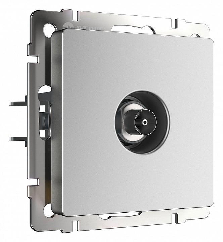 ТВ-розетка без рамки Werkel серебряный матовый W1183065 цвет Серебро