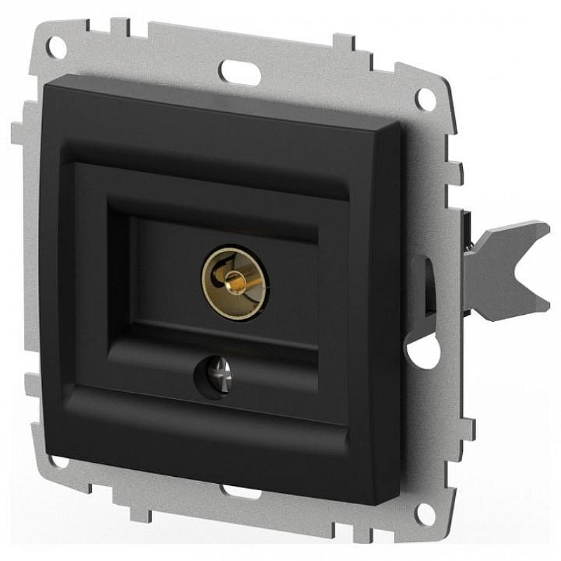 ТВ-розетка оконечная без рамки Elbi Eleсtriс Zena Vega 609-014800-246 цвет Черный