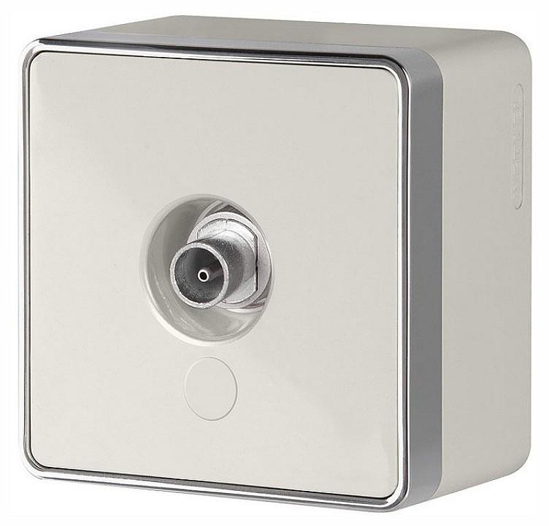 ТВ-розетка оконечная Werkel Gallant слоновая кость W5083003 цвет Слоновая кость