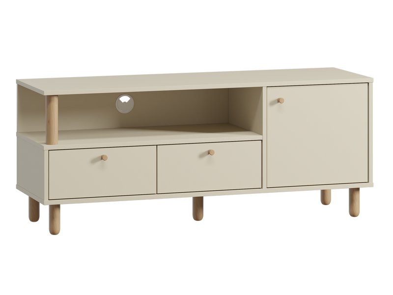 ТВ-тумба Дикинс 130x54 Светло-бежевый
