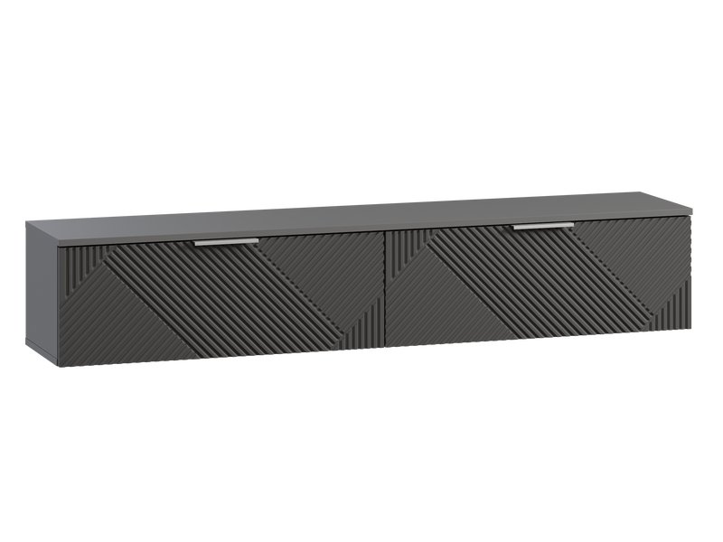ТВ-тумба подвесная Шелтон 160x30 Графитовый