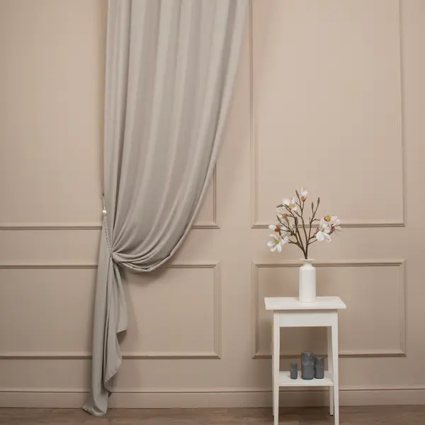 Тюль 1 п/м креп Crisp 280 см 132 г/м² цвет карамель