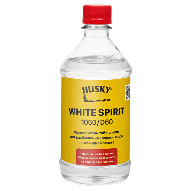 уайт-спирит высокоочищенный HUSKY WHITE SPIRIT 1050/D60 0,5л, арт.32019