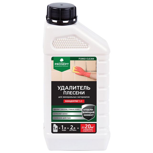 удалитель плесени PROSEPT FUNGI CLEAN концентрат 1:1 1 л, арт. 019-1
