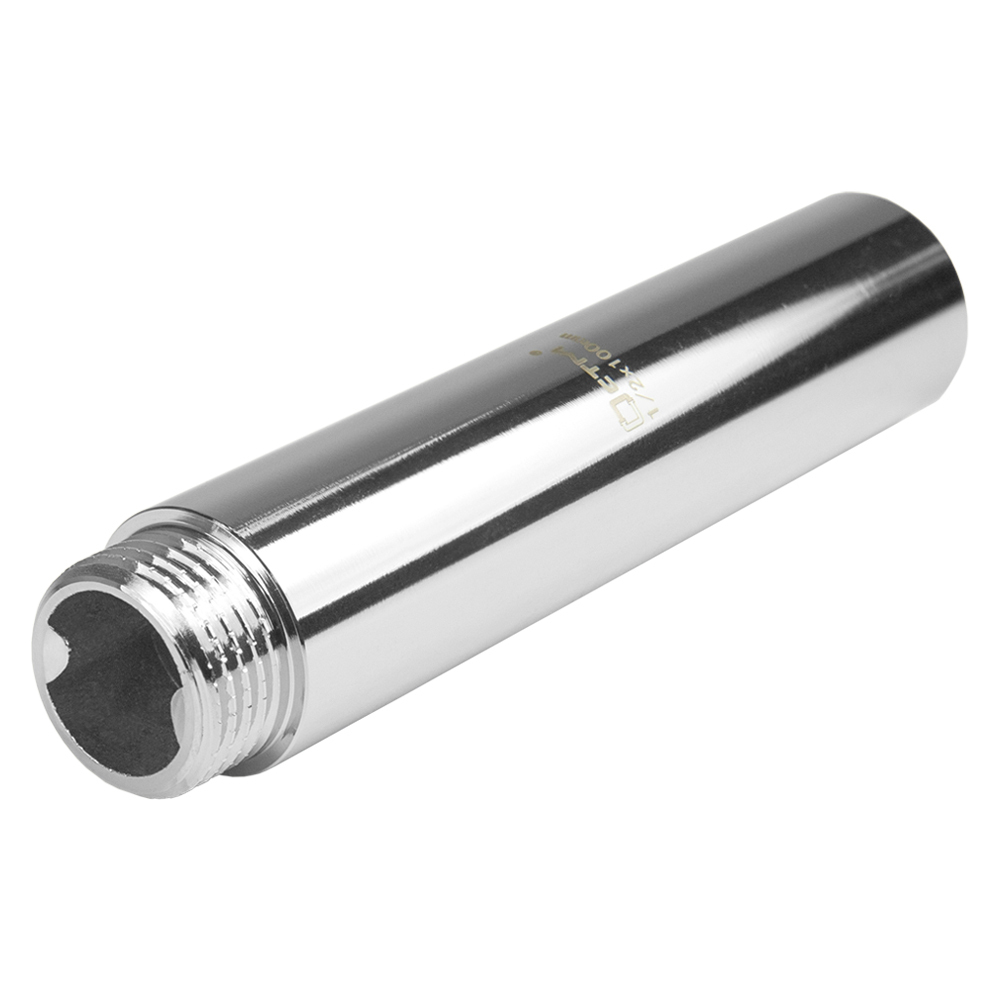 Удлинитель CTM 100 мм х 1/2 ВР(г) х 1/2 НР(ш) латунный (CREMF100)