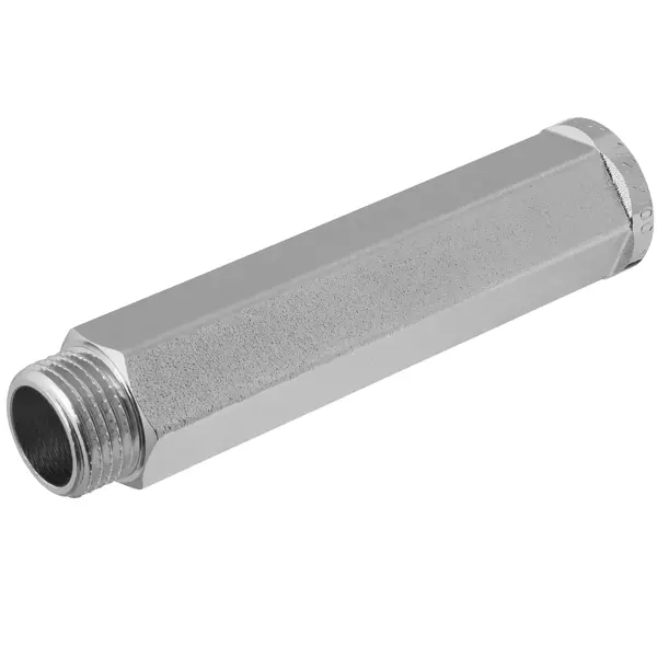 Удлинитель шестигранный MPF 1/2" ВР-НР 100 мм латунь ИС.072630