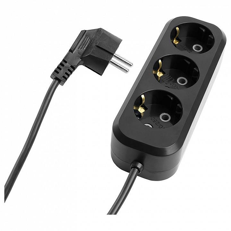 Удлинитель Stekker Home 50420 цвет Черный