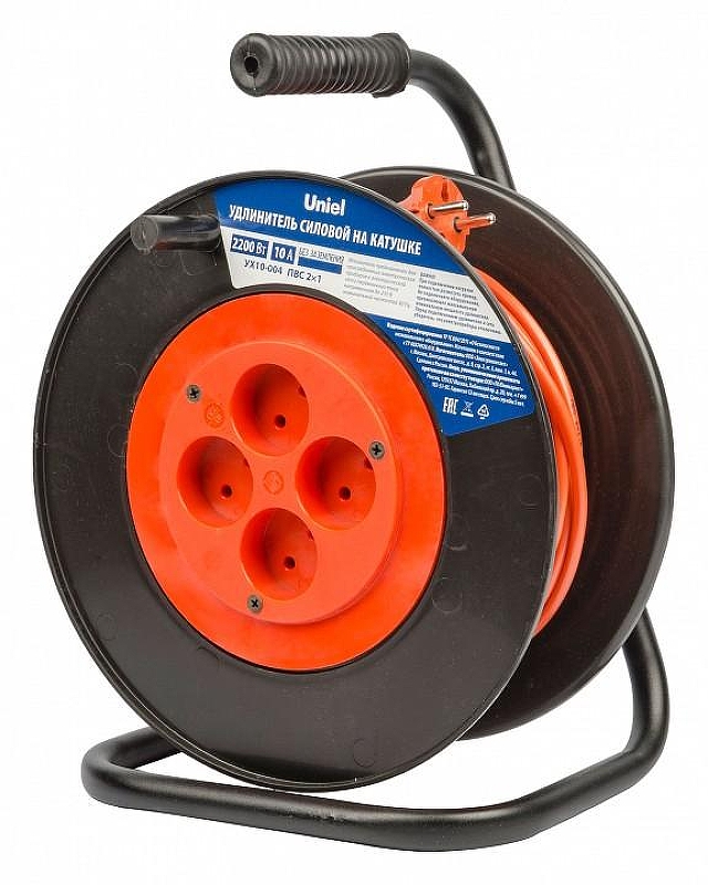 Удлинитель Uniel ORANGE/BLACK UL-00009856 цвет Оранжевый, Черный