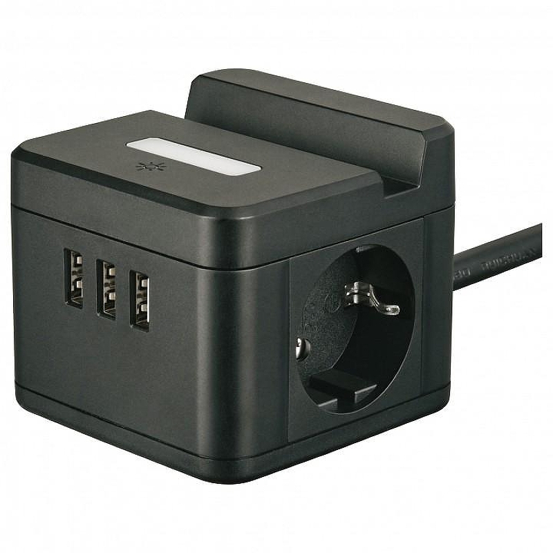 Удлинитель Uniel Standard UL-00011252 цвет Черный