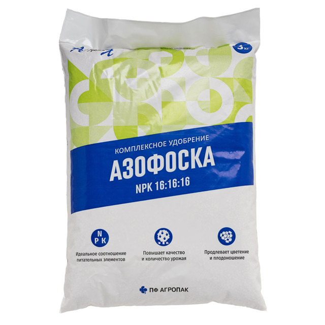 удобрение Азбука Урожая Азофоска 16:16:16 1кг