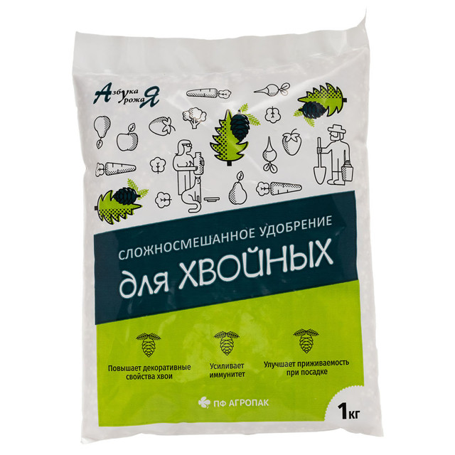 удобрение Азбука Урожая для хвойных 1кг