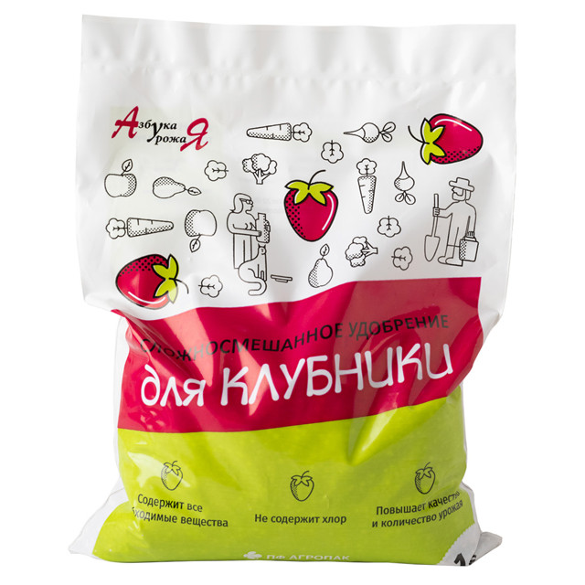 удобрение Азбука Урожая для клубники 1кг