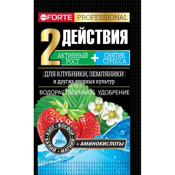 Удобрение Bona Forte для клубники и земляники 0.1 кг