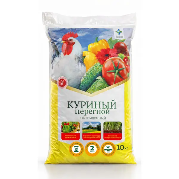 Удобрение Долина плодородия Куриный перегной универсальное 10 кг