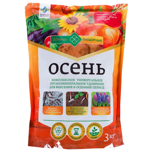 Удобрение «Долина плодородия» осень 3 кг
