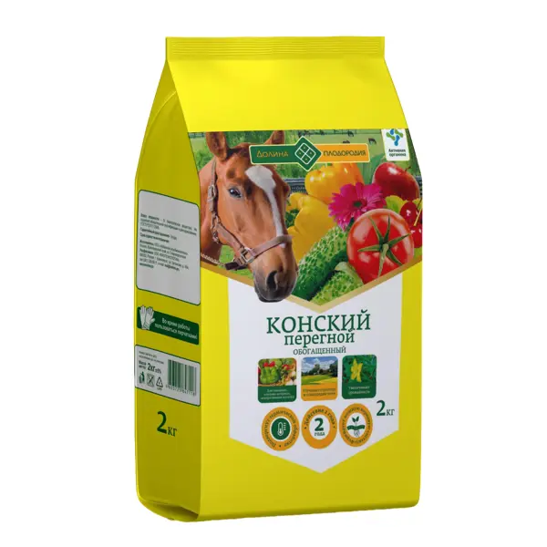 Удобрение Конский перегной гранулированный 2 кг