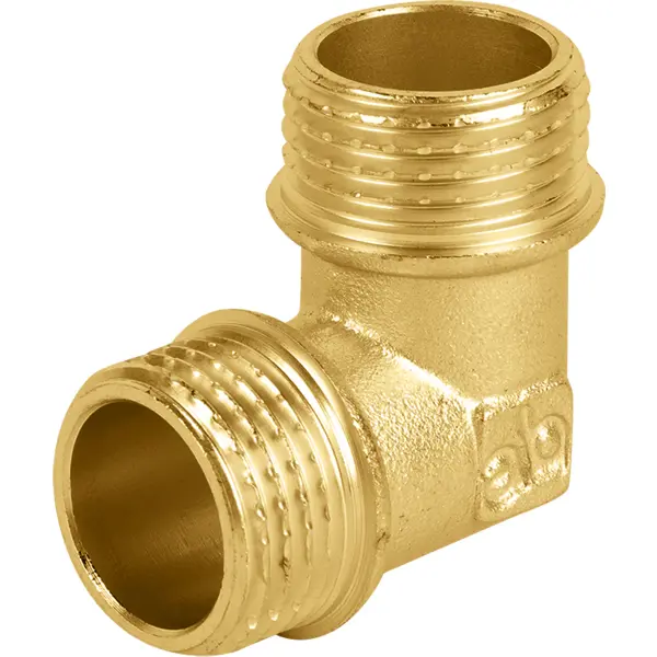 Угол 90° Aquabeam 1/2" НР мм латунь