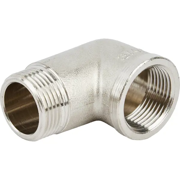 Угол 90° Stout 3/4" ВР-НР мм никелированная латунь