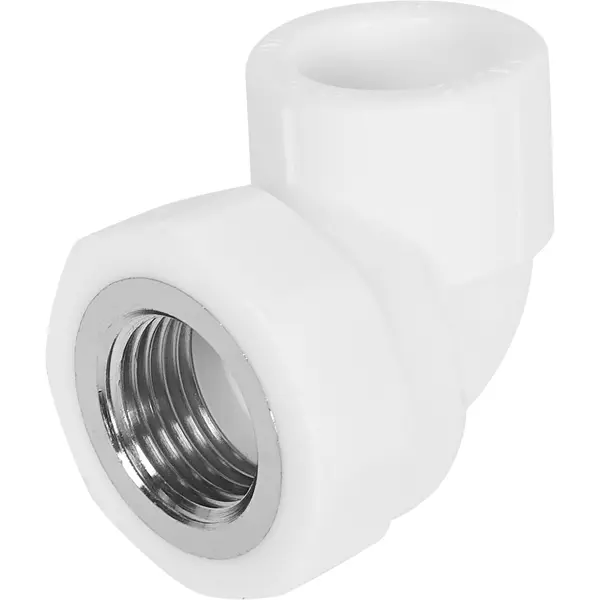 Угол комбинированный 90° Valtec 1/2"x20 мм ВР полипропилен VTP.752.0.02004