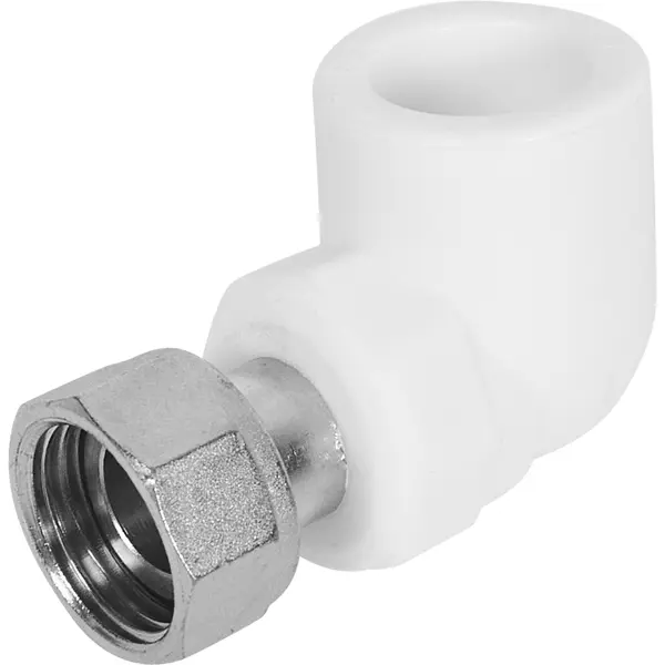 Угол комбинированный 90° Valtec 1/2"x20 мм ВР полипропилен VTP.758.0.02004