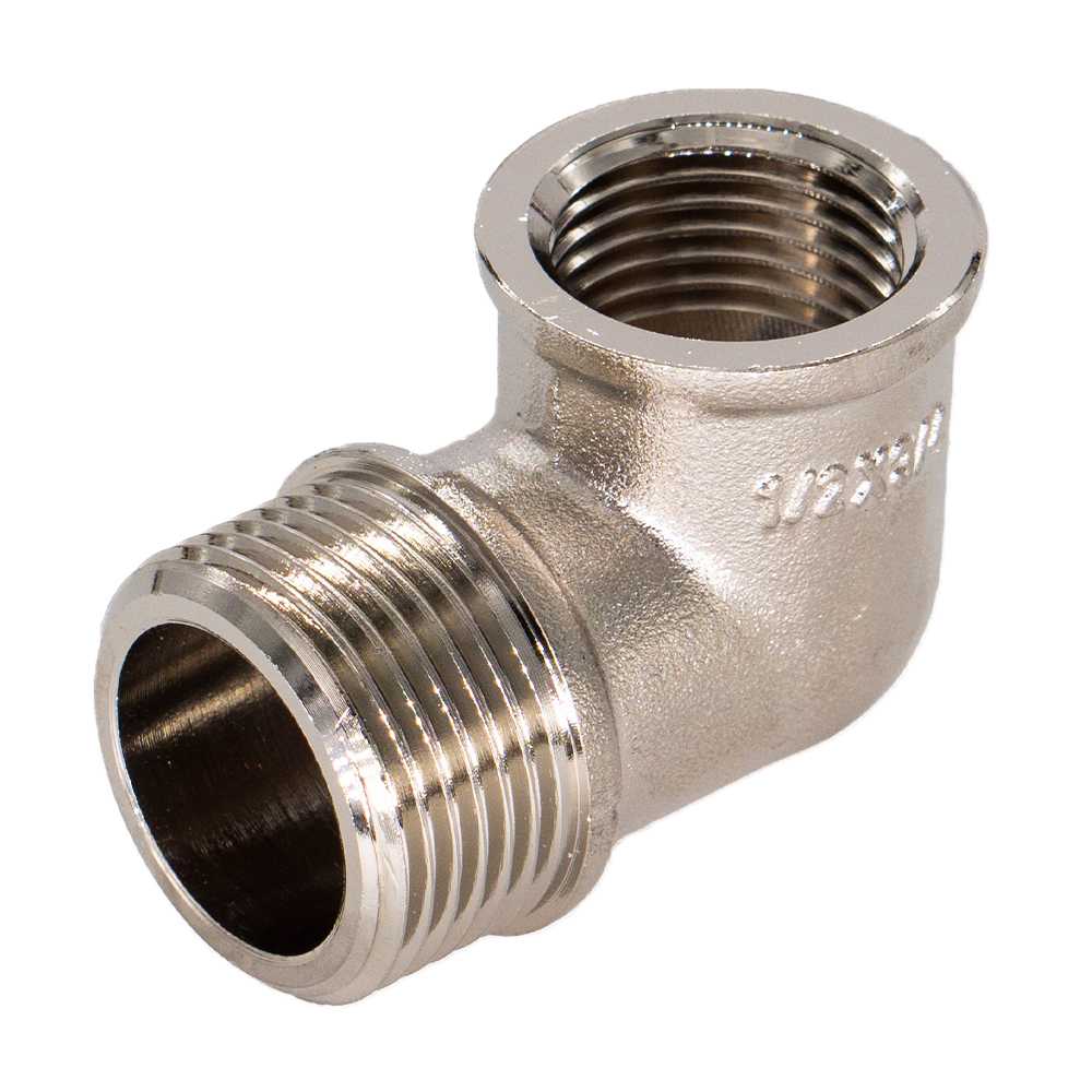 Угол переходной CTM 3/4 НР(ш) х 1/2 ВР(г) латунный